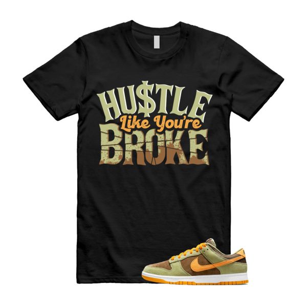 Dunk Dusty Olive Pro Gold Brown Low T Shirt Match BROKE Jezsport.com