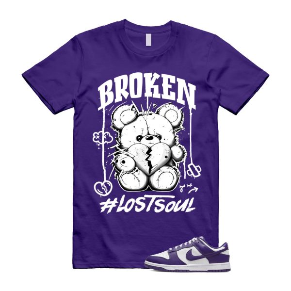 Dunk Purple Championship Court Low White T Shirt Match BRLS Jezsport.com