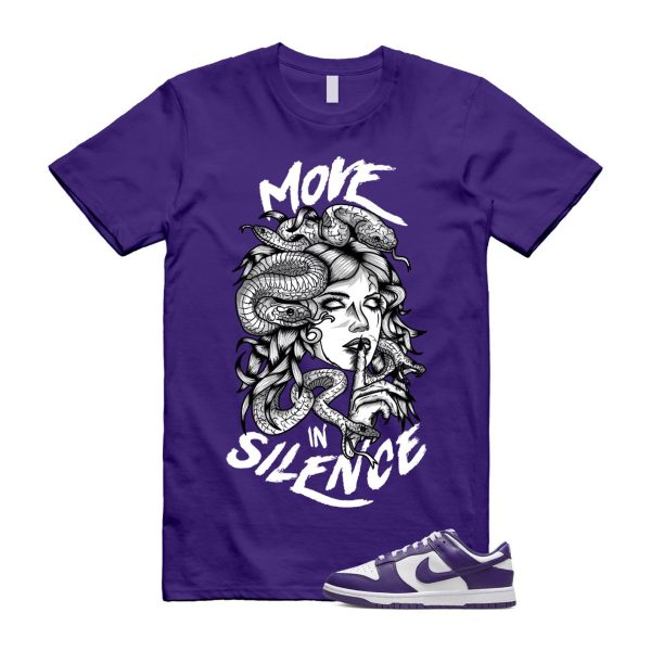 Dunk Purple Championship Court Low White T Shirt Match MIS Jezsport.com