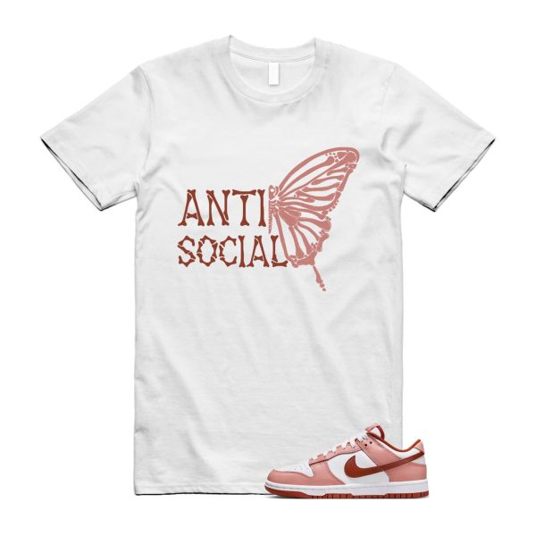 Dunk Red Stardust Rugged Orange Low White WMNS T Shirt Match ASB Jezsport.com