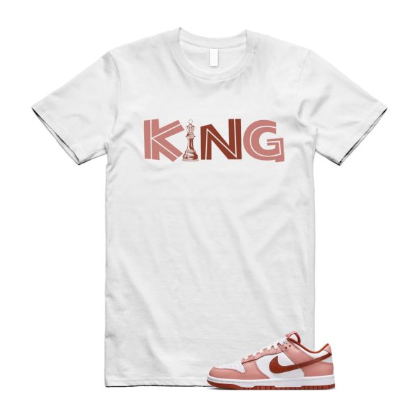 Dunk Red Stardust Rugged Orange Low White WMNS T Shirt Match KING Jezsport.com