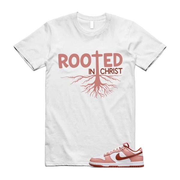 Dunk Red Stardust Rugged Orange Low White WMNS T Shirt Match ROOTED Jezsport.com