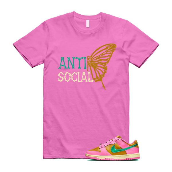 Dunk Parris Goebel Playful Pink Multi Color Bronzine Clear Jade Luminous Green Low QS T Shirt Match ASB Jezsport.com