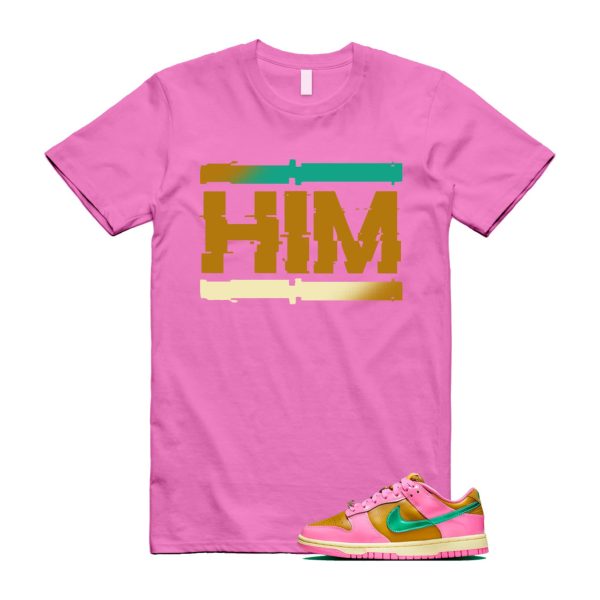 Dunk Parris Goebel Playful Pink Multi Color Bronzine Clear Jade Luminous Green Low QS T Shirt Match HIM Jezsport.com