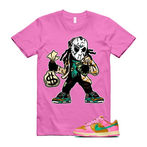 Dunk Parris Goebel Playful Pink Multi Color Bronzine Clear Jade Luminous Green Low QS T Shirt Match JASON Jezsport.com