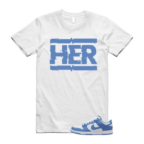 Dunk Polar Blue White Winter Low T Shirt Match HER Jezsport.com