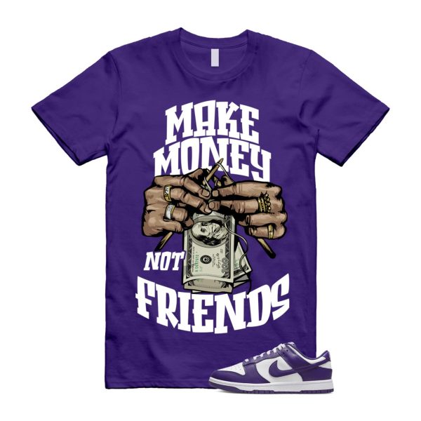 Dunk Purple Championship Court Low White T Shirt Match MM Jezsport.com