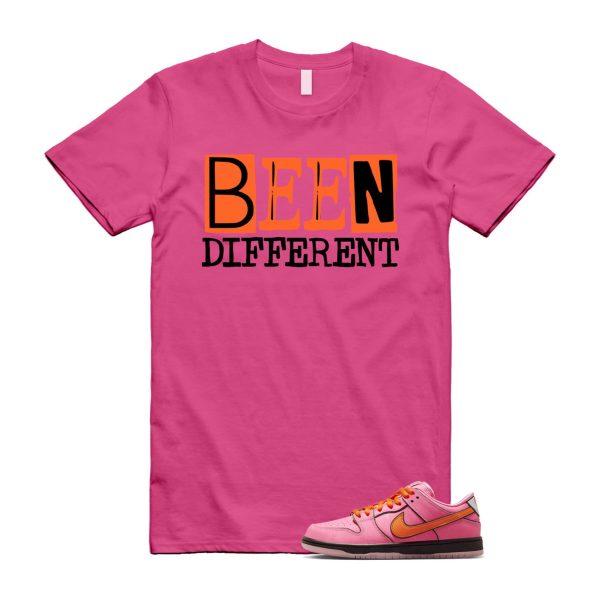 Dunk Blossom The Power Girls Lotus Pink Digital Medium Soft Black T Shirt Match BEEN Jezsport.com