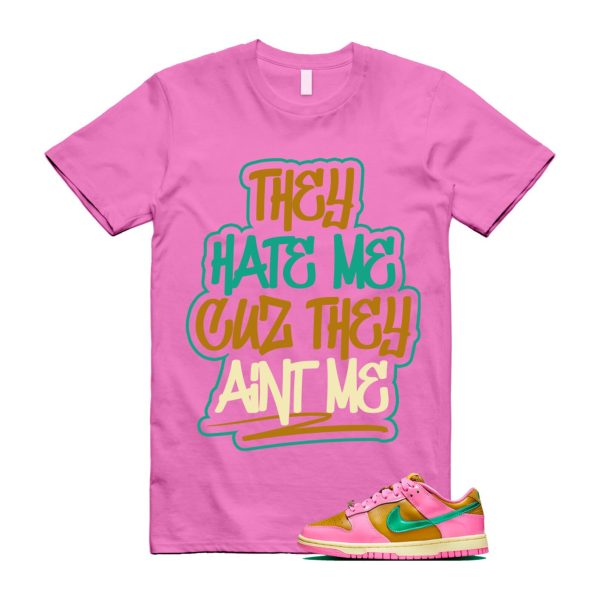 Dunk Parris Goebel Playful Pink Multi Color Bronzine Clear Jade Luminous Green Low QS T Shirt Match AINT ME Jezsport.com