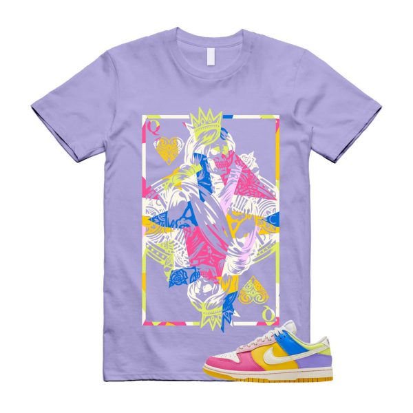 Dunk Solar Flare Multi-Color Low Sail White Yellow Pink Blue Green Purple Lavender T Shirt Match QC Jezsport.com