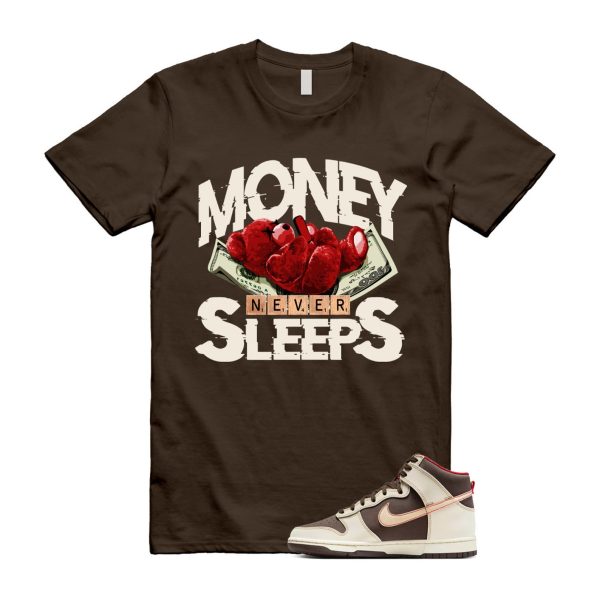 Dunk Baroque Brown Sesame Coconut Milk Mystic Red High T Shirt Match MNS Jezsport.com