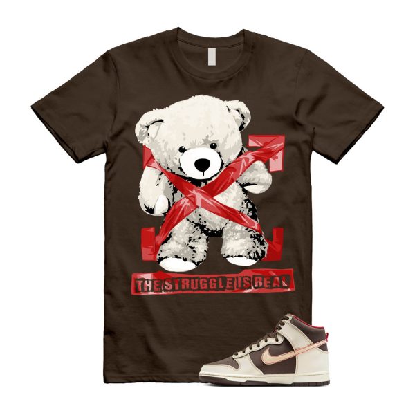 Dunk Baroque Brown Sesame Coconut Milk Mystic Red High T Shirt Match STRUG Jezsport.com