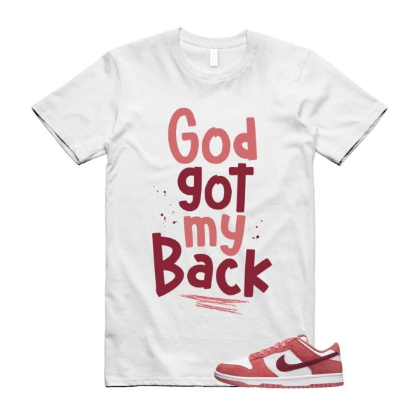 Dunk Valentine's Day Low Team Red Adobe Dragon White T Shirt Match GOD Jezsport.com