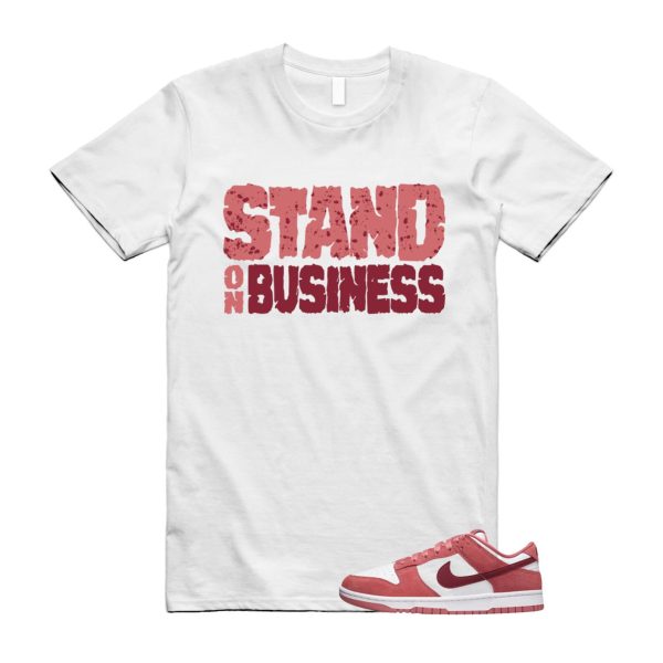 Dunk Valentine's Day Low Team Red Adobe Dragon White T Shirt Match SOB Jezsport.com