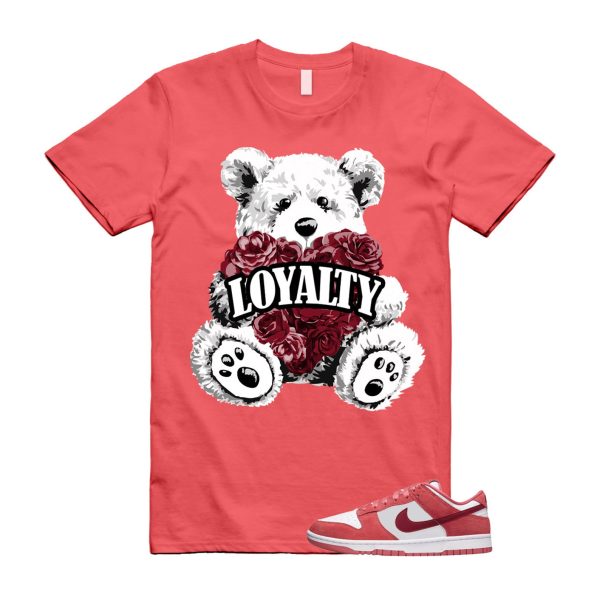 Dunk Valentine's Day Low Team Red Adobe Dragon White T Shirt Match LYLTY Jezsport.com