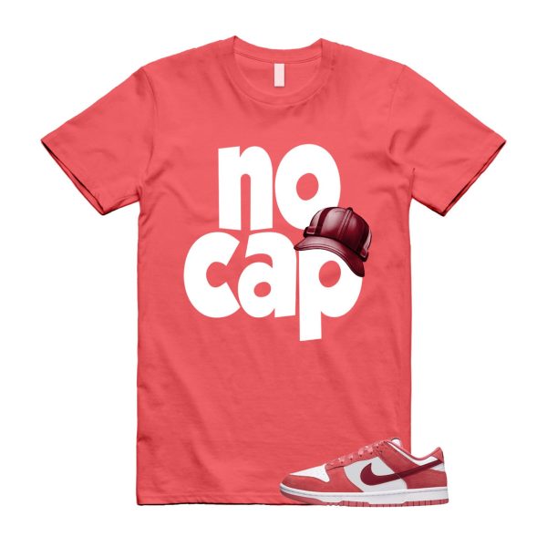 Dunk Valentine's Day Low Team Red Adobe Dragon White T Shirt Match NO CAP Jezsport.com