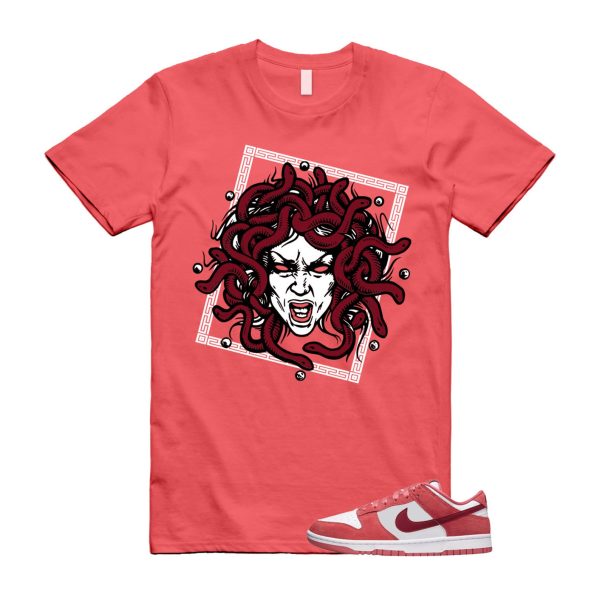 Dunk Valentine's Day Low Team Red Adobe Dragon White T Shirt Match SHM Jezsport.com