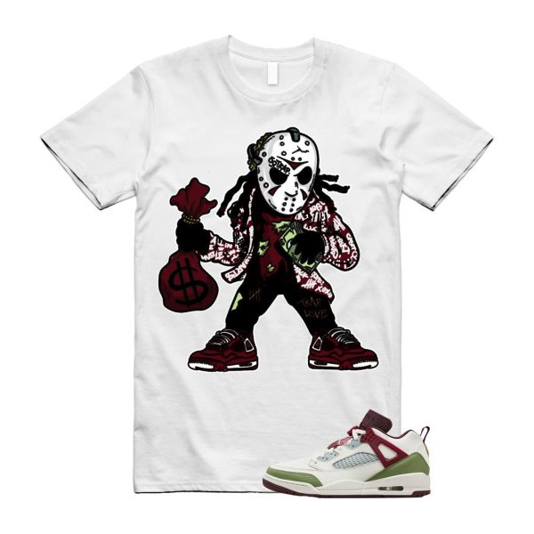 Spizike Chinese New Year Dragon Oil Green Dark Team Red Metallic Gold Grain Sail T Shirt Match JASON Jezsport.com