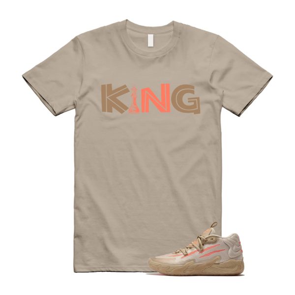 Chinese New Year LaMelo Ball MB.03 Gold Fluro Peach Pes T Shirt Match KING Jezsport.com