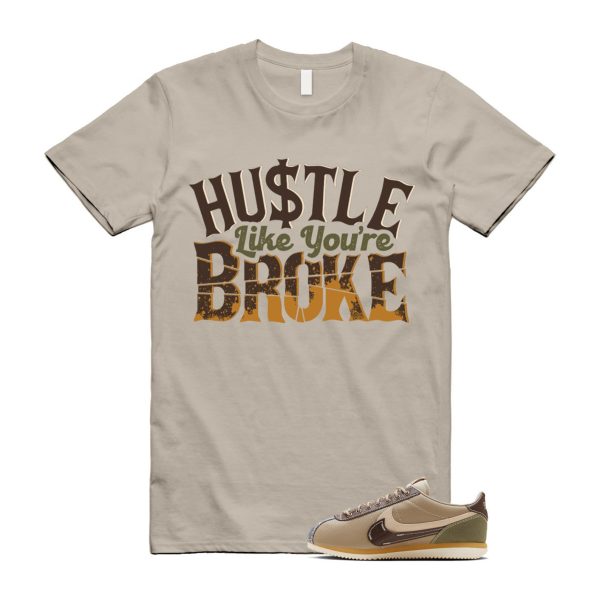 Cortez Voodoo Medium Olive White Light Khaki Earth Brown Tan T Shirt Match BROKE Jezsport.com