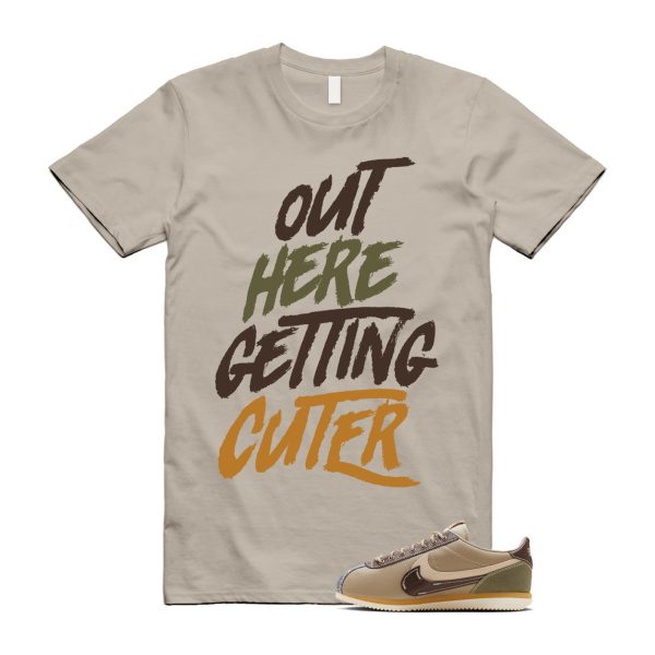 Cortez Voodoo Medium Olive White Light Khaki Earth Brown Tan T Shirt Match CUTER Jezsport.com