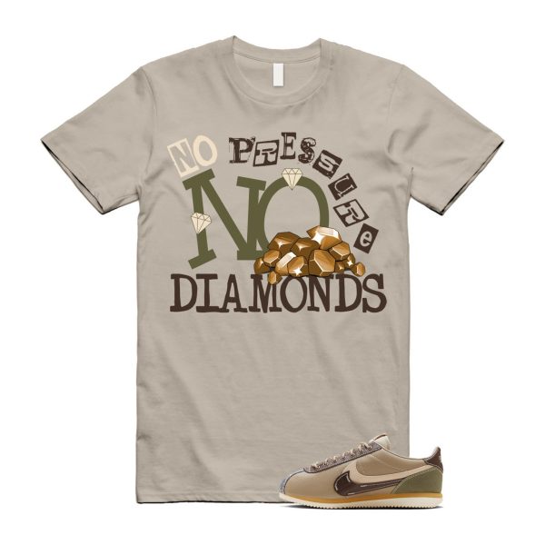 Cortez Voodoo Medium Olive White Light Khaki Earth Brown Tan T Shirt Match DIAMOND Jezsport.com