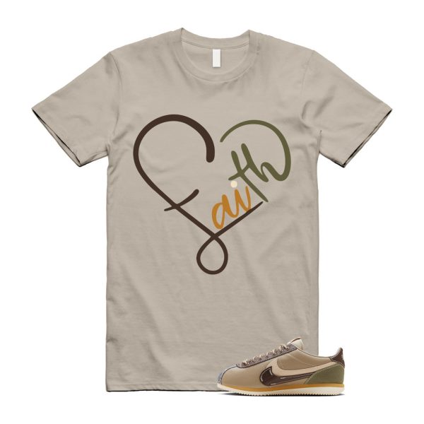 Cortez Voodoo Medium Olive White Light Khaki Earth Brown Tan T Shirt Match FAITH Jezsport.com