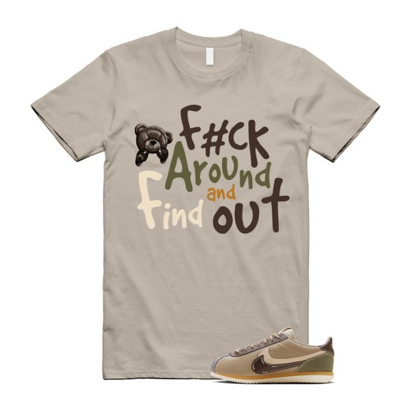 Cortez Voodoo Medium Olive White Light Khaki Earth Brown Tan T Shirt Match FCK Jezsport.com