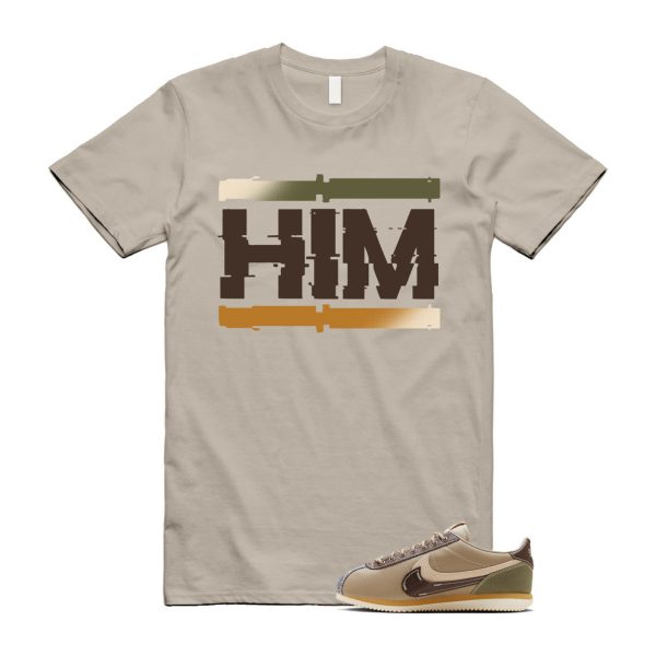 Cortez Voodoo Medium Olive White Light Khaki Earth Brown Tan T Shirt Match HIM Jezsport.com