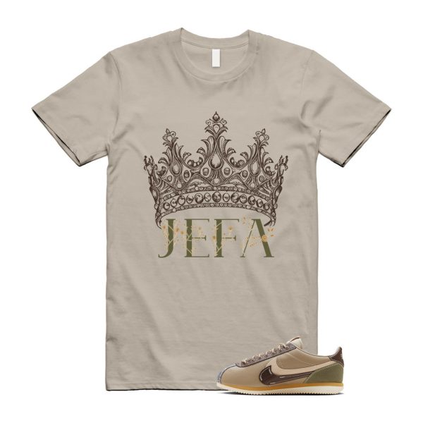 Cortez Voodoo Medium Olive White Light Khaki Earth Brown Tan T Shirt Match JEFA Jezsport.com