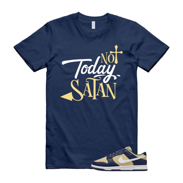 Dunk Midnight Navy Team Gold Next Nature Low White T Shirt Match SATAN Jezsport.com