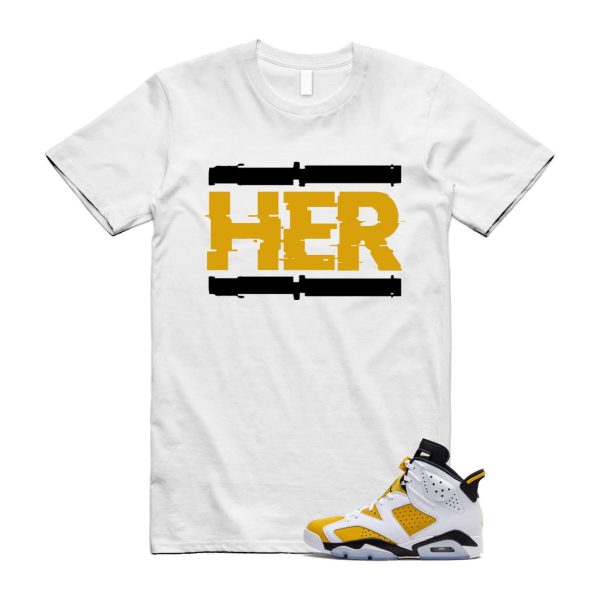 Yellow Ochre 6 Black White T Shirt Match HER Jezsport.com