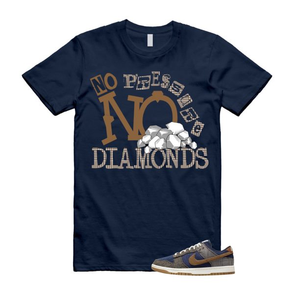 Dunk Tweed Midnight Navy Corduroy Ale Brown Pale Ivory T Shirt Match DIAMOND Jezsport.com