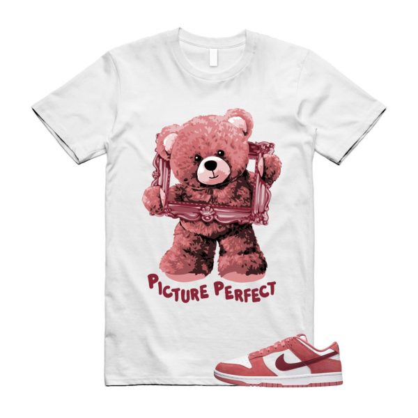 Dunk Valentine's Day Low Team Red Adobe Dragon White T Shirt Match PIC Jezsport.com