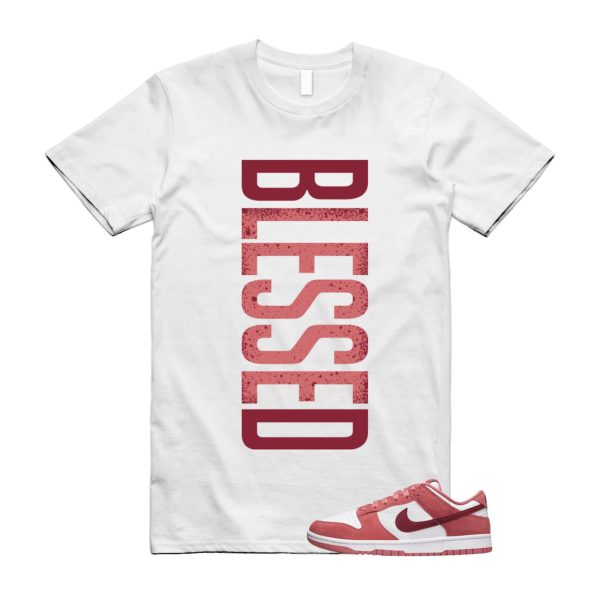 Dunk Valentine's Day Low Team Red Adobe Dragon White T Shirt Match VERTBLS Jezsport.com