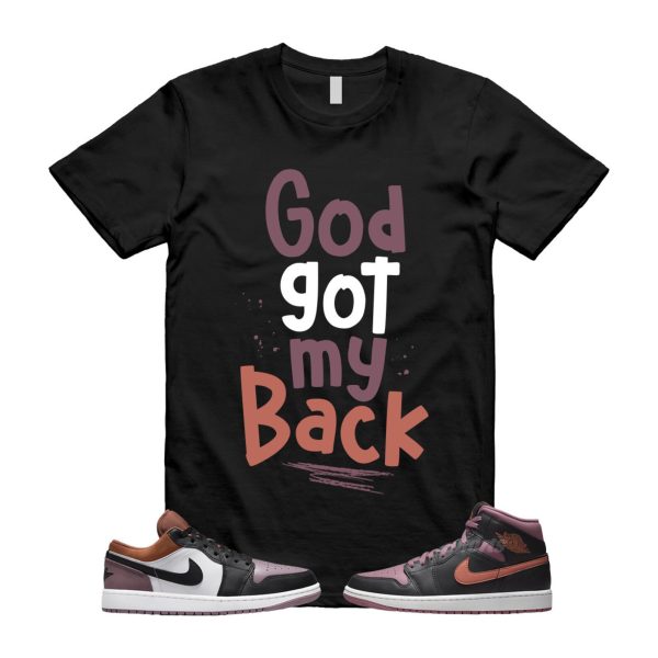 Sky J Mauve 1 Low SE Orange White Black T Shirt Match GOD Jezsport.com