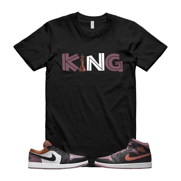 Sky J Mauve 1 Low SE Orange White Black T Shirt Match KING Jezsport.com