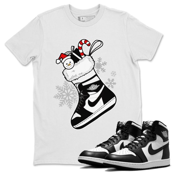 Sneaker Stocking Unisex Crew Neck Cotton Streetwear Brand 1s Black White Shirts To Match Sneakers Jezsport.com