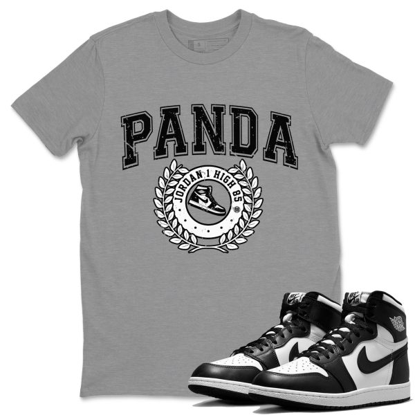 Sneaker Letter Unisex Crew Neck Cotton Streetwear Brand 1s Black White Shirts To Match Sneakers Jezsport.com