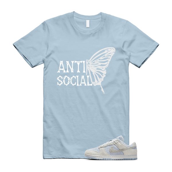 Dunk Armory Blue and Photon Dust Light Low Grey White T Shirt Match ASB Jezsport.com