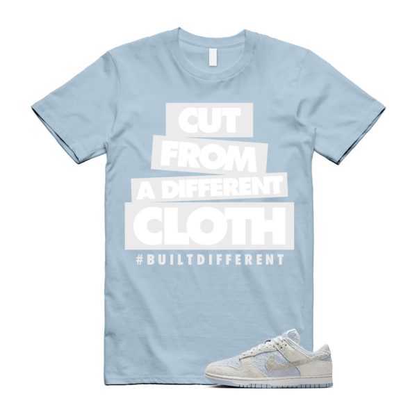 Dunk Armory Blue and Photon Dust Light Low Grey White T Shirt Match CLOTH Jezsport.com