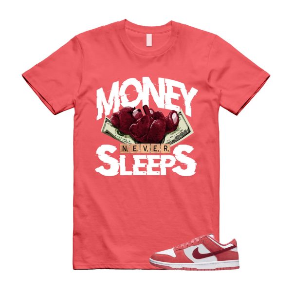 Dunk Valentine's Day Low Team Red Adobe Dragon White T Shirt Match MNS Jezsport.com