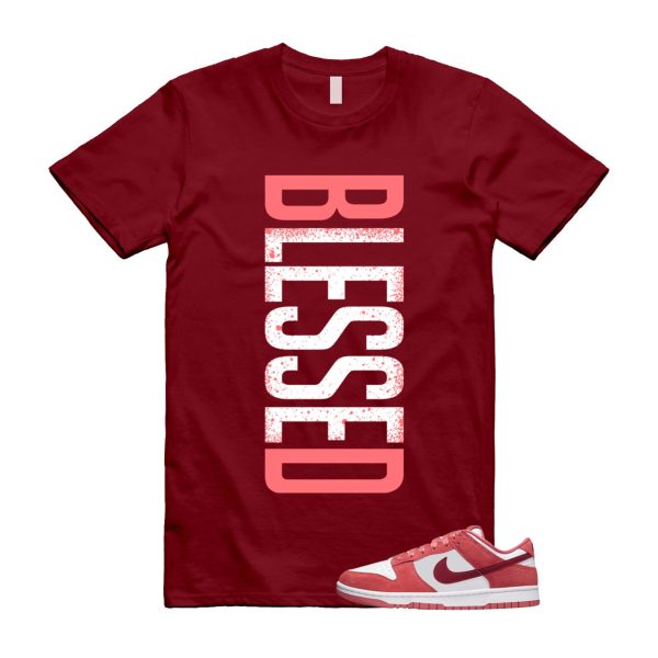 Dunk Valentine's Day Low Team Red Adobe Dragon White T Shirt Match VERTBLS Jezsport.com