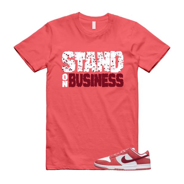 Dunk Valentine's Day Low Team Red Adobe Dragon White T Shirt Match SOB Jezsport.com