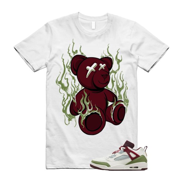 Spizike Chinese New Year Dragon Oil Green Dark Team Red Metallic Gold Grain Sail T Shirt Match LIT Jezsport.com