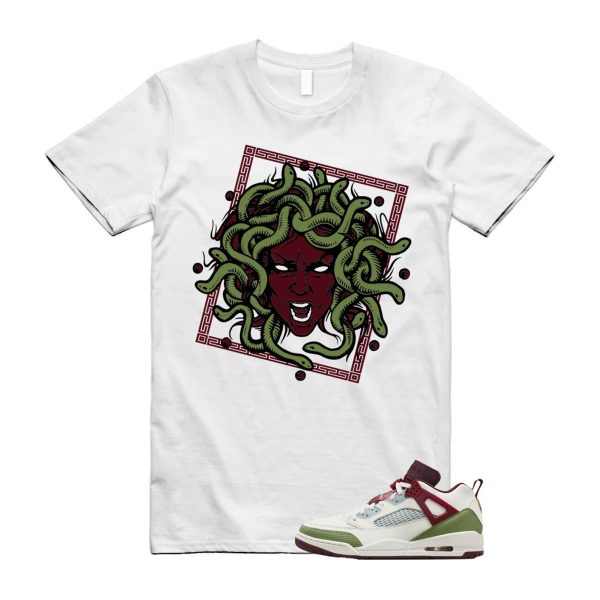 Spizike Chinese New Year Dragon Oil Green Dark Team Red Metallic Gold Grain Sail T Shirt Match SHM Jezsport.com