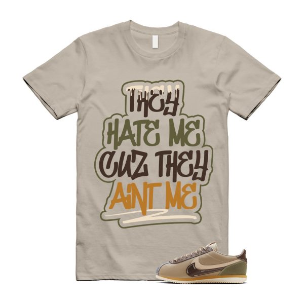 Cortez Voodoo Medium Olive White Light Khaki Earth Brown Tan T Shirt Match AINT ME Jezsport.com