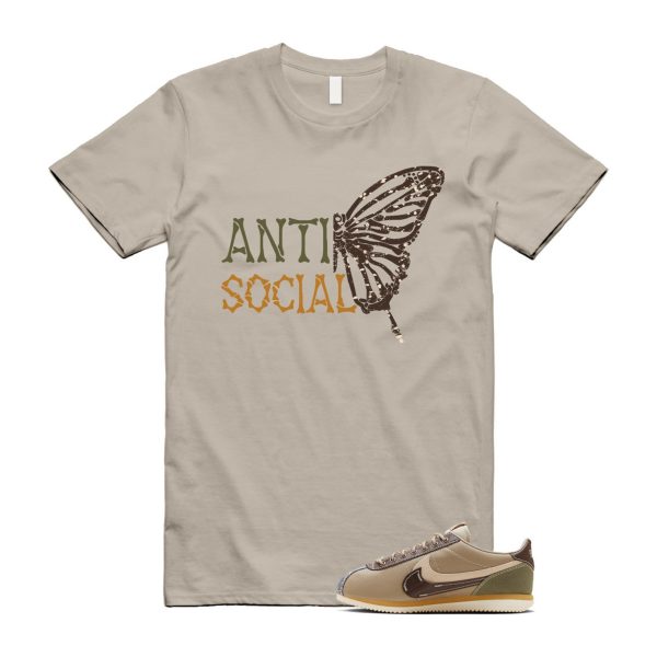 Cortez Voodoo Medium Olive White Light Khaki Earth Brown Tan T Shirt Match ASB Jezsport.com