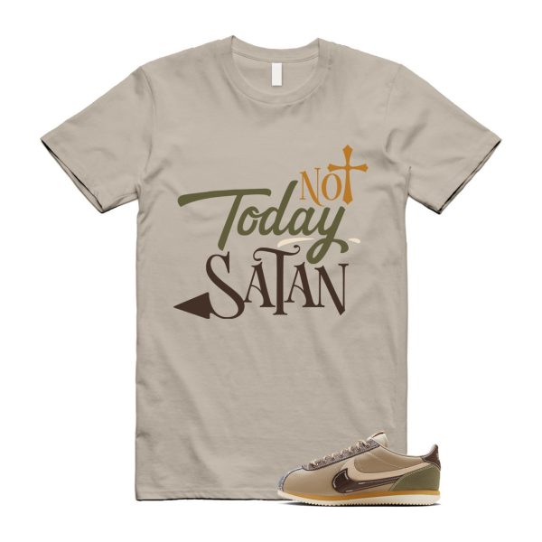 Cortez Voodoo Medium Olive White Light Khaki Earth Brown Tan T Shirt Match SATAN Jezsport.com