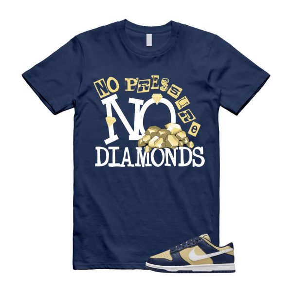 Dunk Midnight Navy Team Gold Next Nature Low White T Shirt Match DIAMOND Jezsport.com